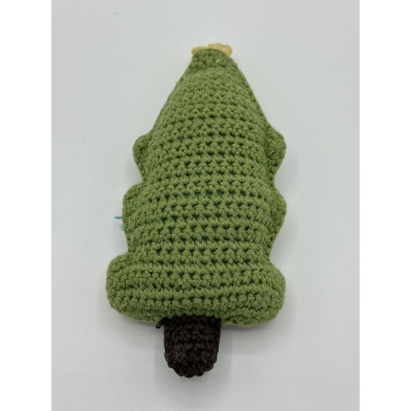 PEBBLE Christmas Tree Rattle Crocheted Multicolor No‎ tag Toy Stuffed Animal - Picture 3 of 4